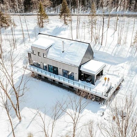 Chalet Flodhaus- Bord Riviere St-Maurice Saint Roch de Mekinac Dış mekan fotoğraf