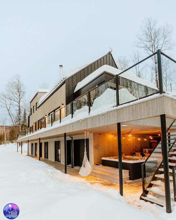 Chalet Flodhaus- Bord Riviere St-Maurice Saint Roch de Mekinac Dış mekan fotoğraf